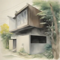a house by Yoshikazu Yasuhiko