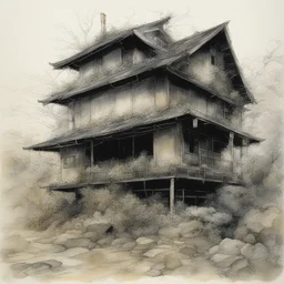 a house by Yoshitaka Amano
