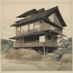 a house by Yoshitoshi Abe