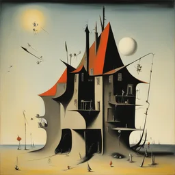 a house by Yves Tanguy