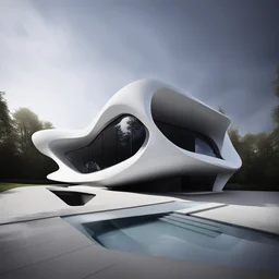 a house by Zaha Hadid