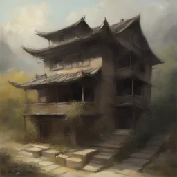 a house by Zheng Wei Gu