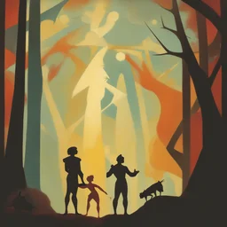 a character by Aaron Douglas
