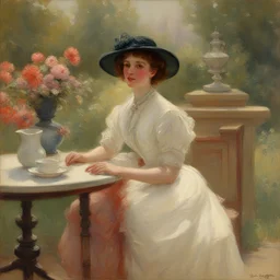 a character by Abbott Fuller Graves