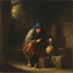 a character by Adam Elsheimer