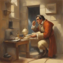 a character by Adrian Paul Allinson