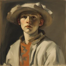 a character by Akseli Gallen-Kallela