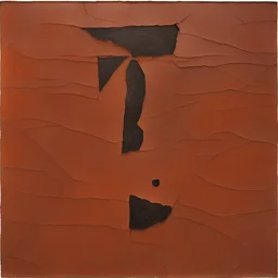 a character by Alberto Burri