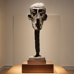 a character by Alberto Giacometti