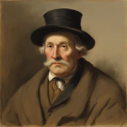 a character by Albrecht Anker