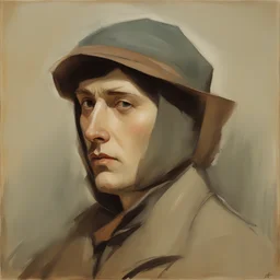 a character by Aleksandr Deyneka