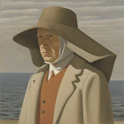 a character by Alex Colville