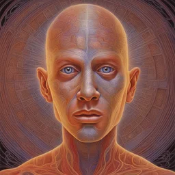 a character by Alex Grey