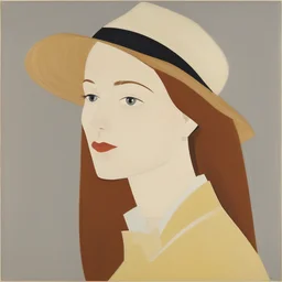 a character by Alex Katz