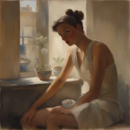 a character by Alex Russell Flint