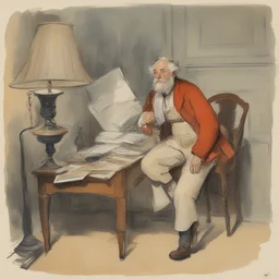 a character by Alexandre Benois
