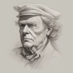a character by Alvar Cawén