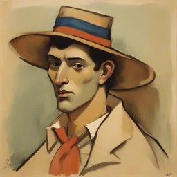 a character by Amadeo de Souza-Cardoso