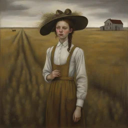 a character by Andrea Kowch