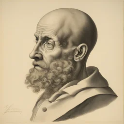 a character by Andreas Vesalius