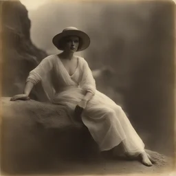 a character by Anne Brigman