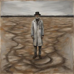 a character by Anselm Kiefer