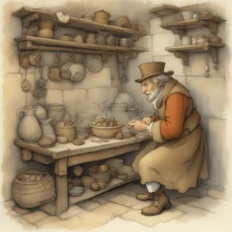 a character by Anton Pieck
