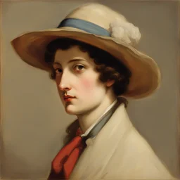 a character by Antonio Donghi