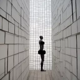 a character by Antony Gormley