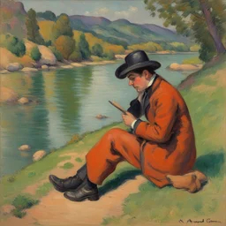 a character by Armand Guillaumin