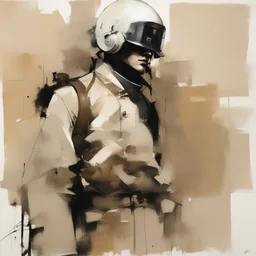 a character by Ashley Wood