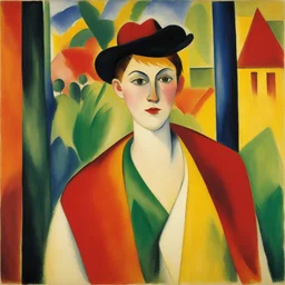a character by August Macke