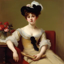 a character by Auguste Toulmouche