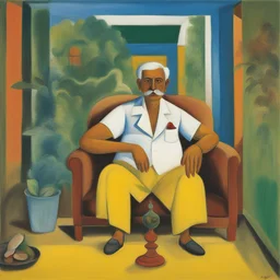 a character by Bhupen Khakhar