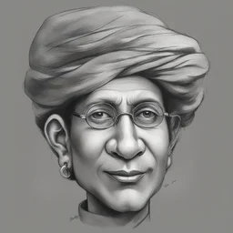 a character by Bikash Bhattacharjee