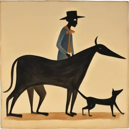 a character by Bill Traylor