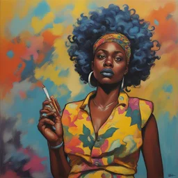 a character by Bisa Butler