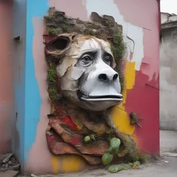 a character by Bordalo II