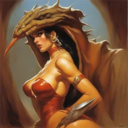 a character by Boris Vallejo