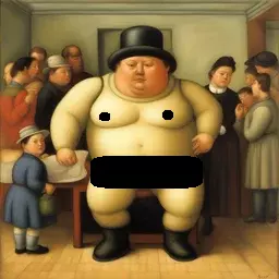 a character by Botero