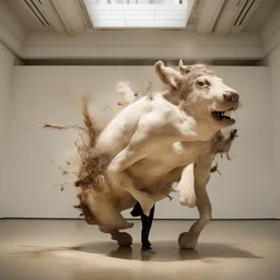 a character by Cai Guo-Qiang