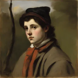 a character by Camille Corot