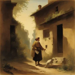 a character by Carl Spitzweg