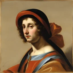 a character by Carlo Dolci