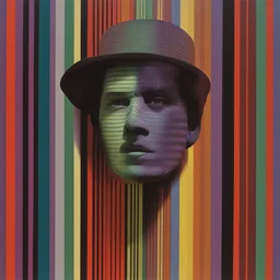 a character by Carlos Cruz-Diez