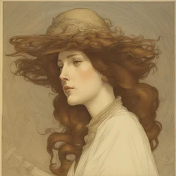 a character by Carlos Schwabe