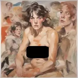 a character by Cecily Brown