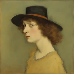 a character by Charles Angrand