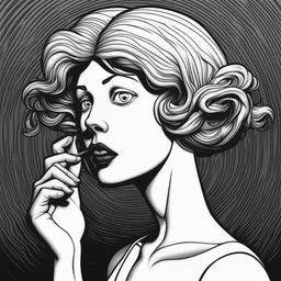 a character by Charles Burns