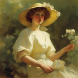 a character by Charles Courtney Curran